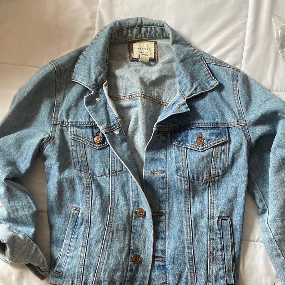 Lightly used denim jacket